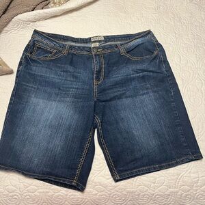 Earl Jeans Dark Blue Women's Jean Shorts